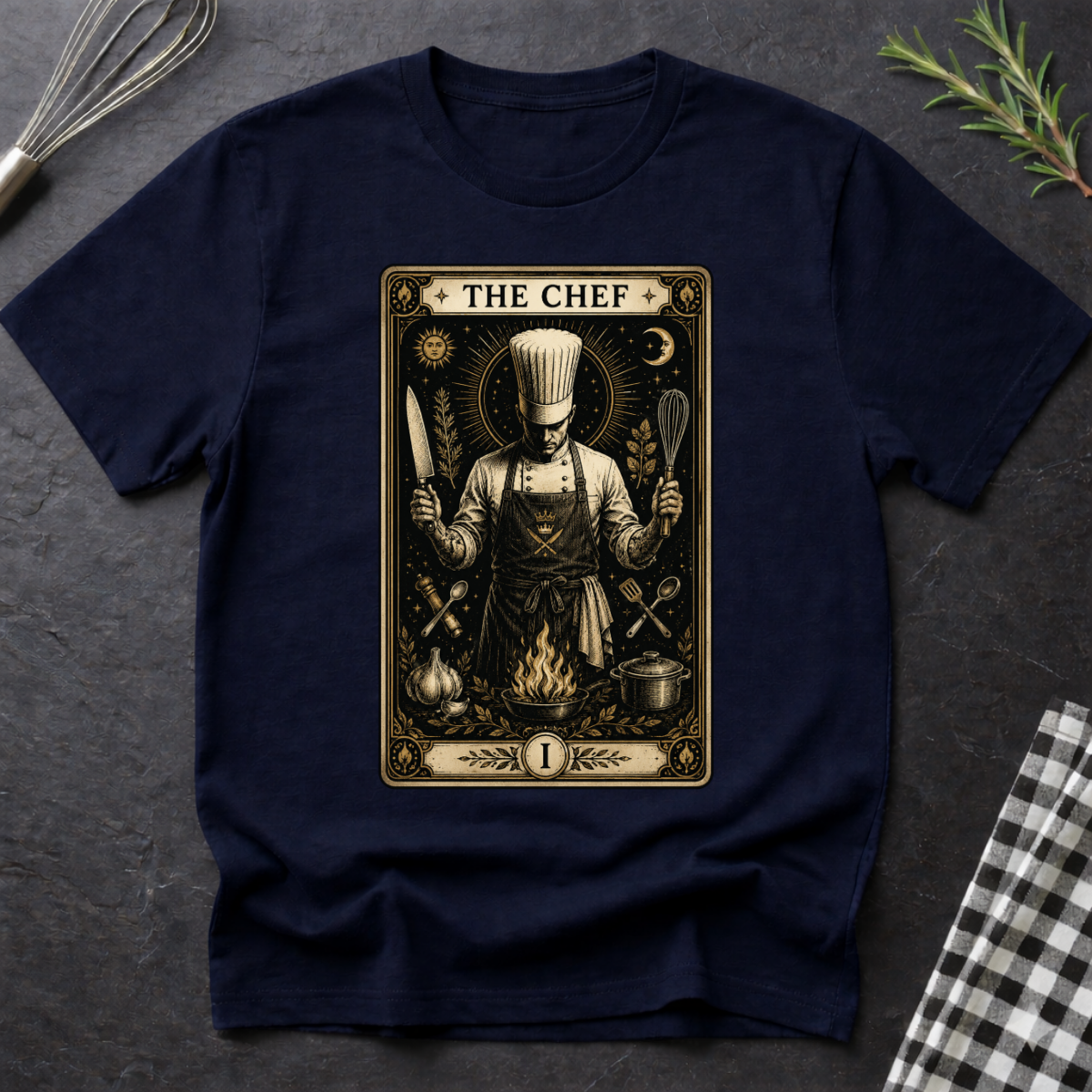 The Chef Tarot Card T-Shirt