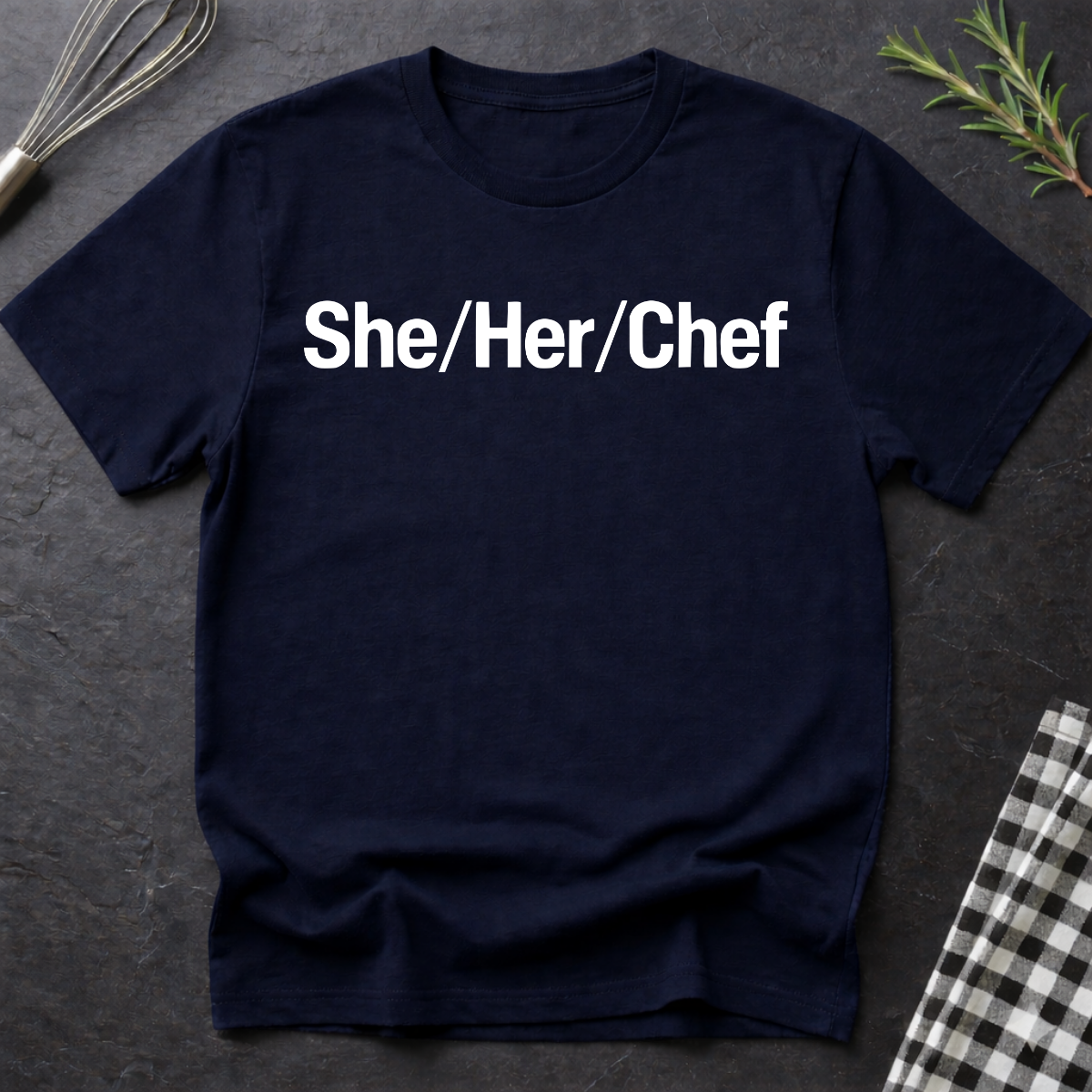 Female Chef Pronouns, Funny T-Shirt