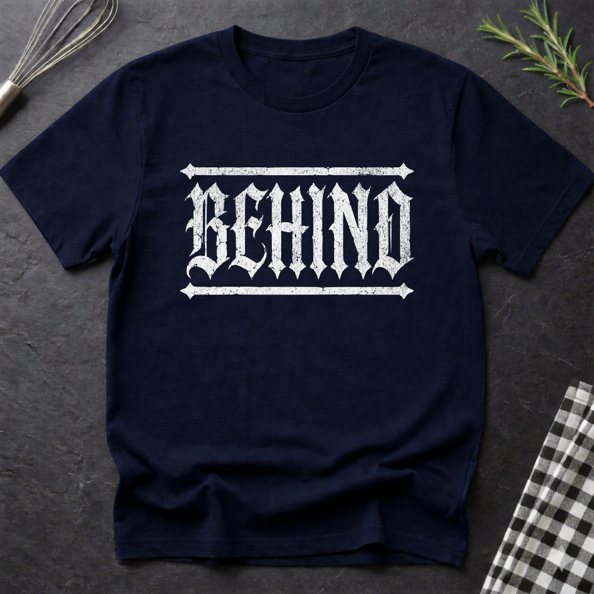 Behind, Gothic T-Shirt