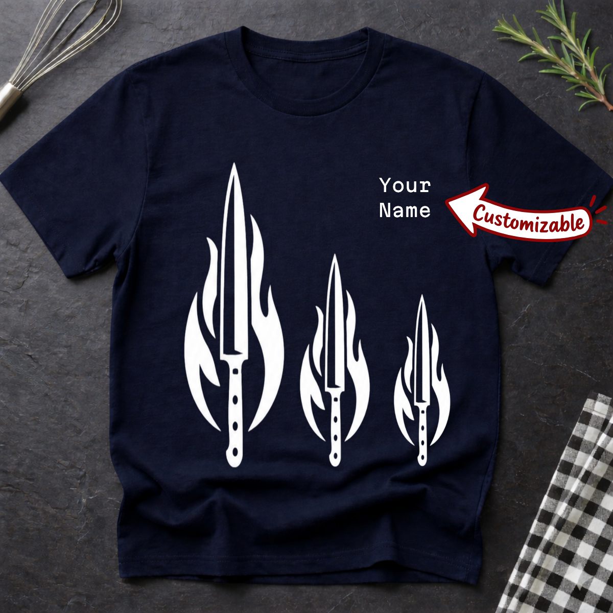 Customizable Chef's Knives T-Shirt