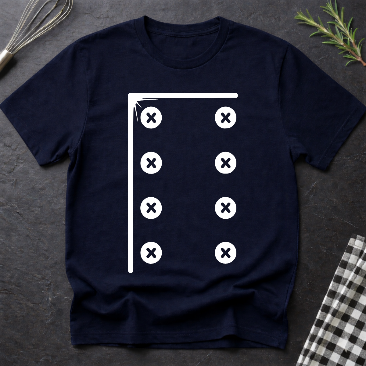 Funny Chef's Button T-Shirt