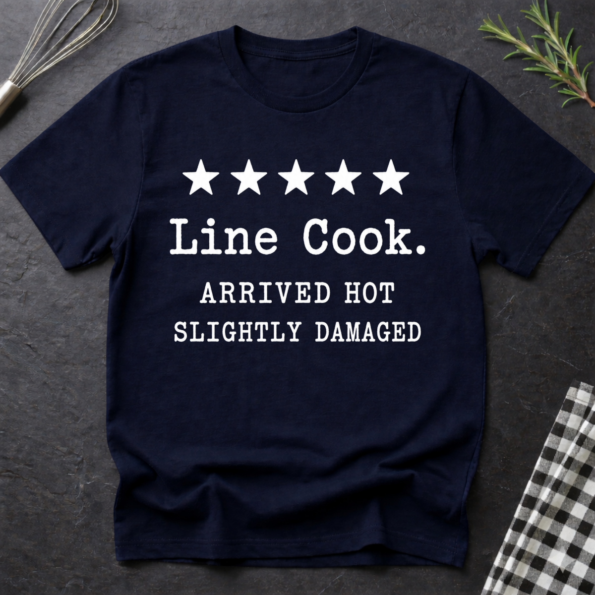Line Cook, five star T-Shirt