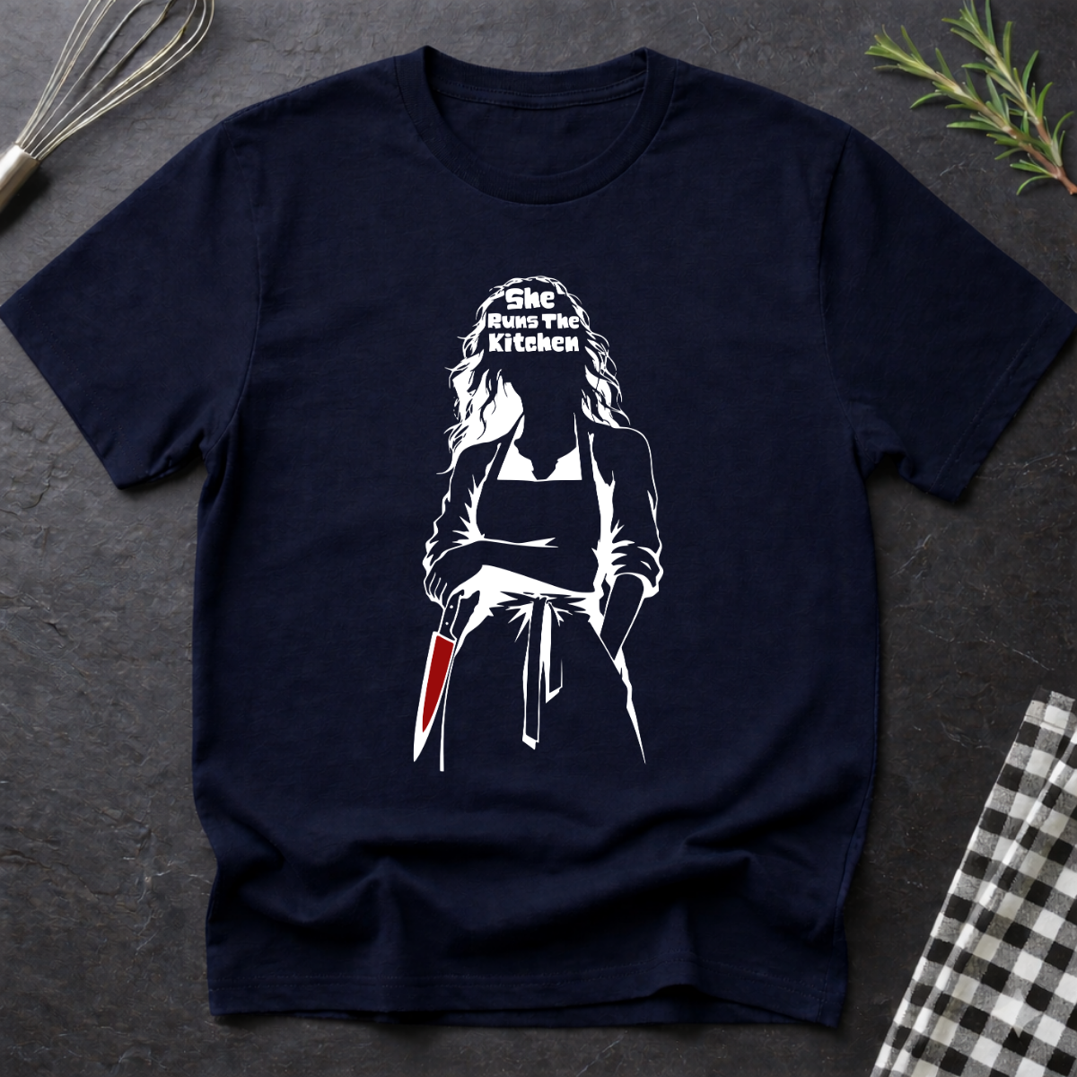 She Runs the Kitchen T-Shirt