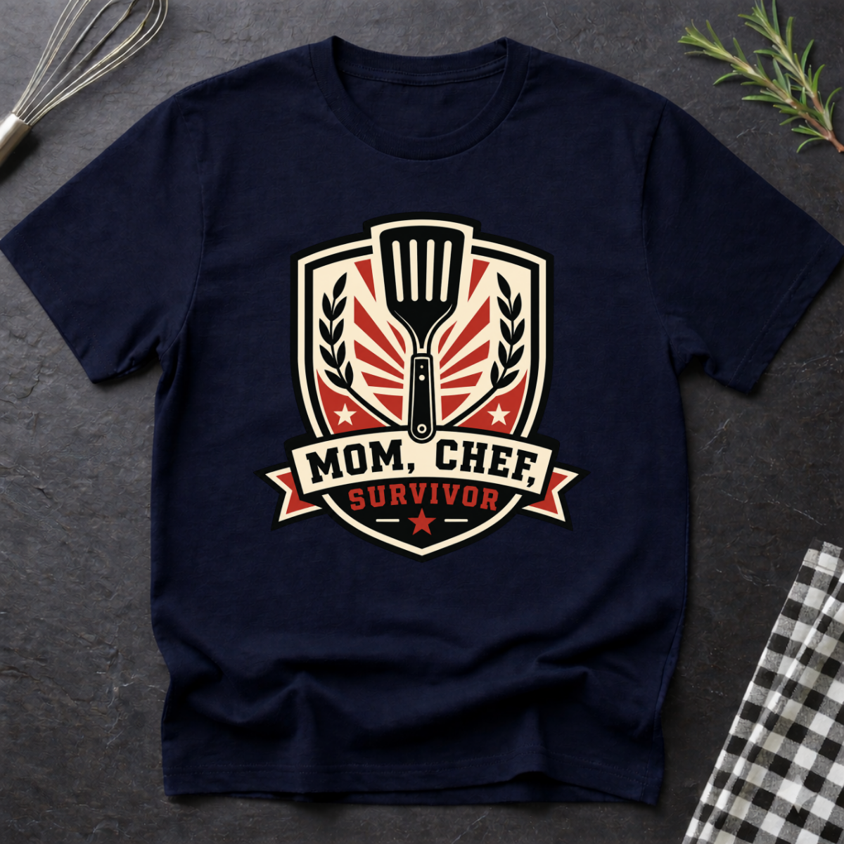Mom, Chef, Survivor T-Shirt