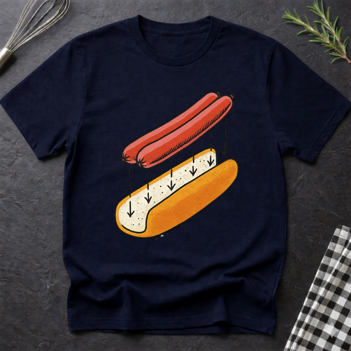 Hot Dog Ingredient T-Shirt