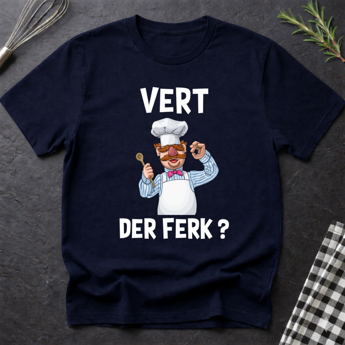 Swedish Funny Chef T-Shirt