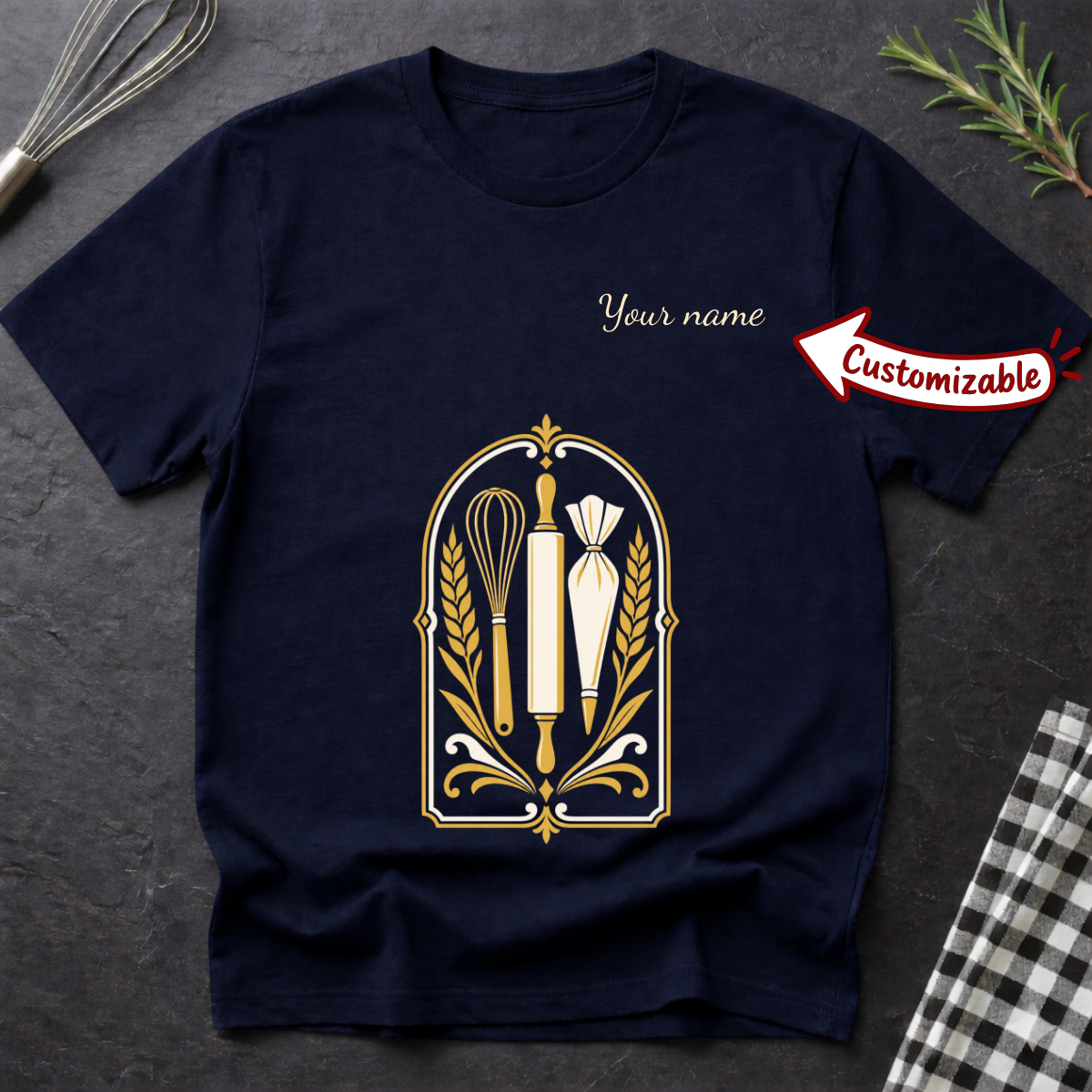 Customizable Baker supplies T-Shirt