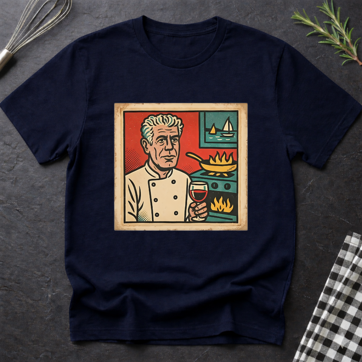 Comic Panel Anthony Bourdain T-Shirt