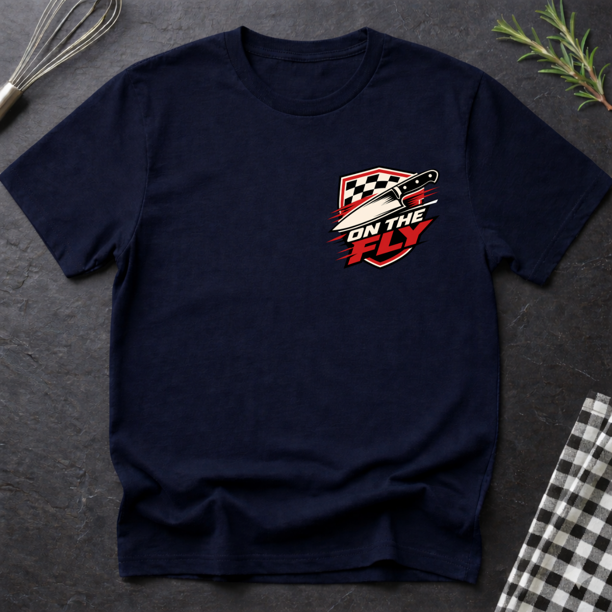 On the Fly, Flying Knife Emblem T-Shirt
