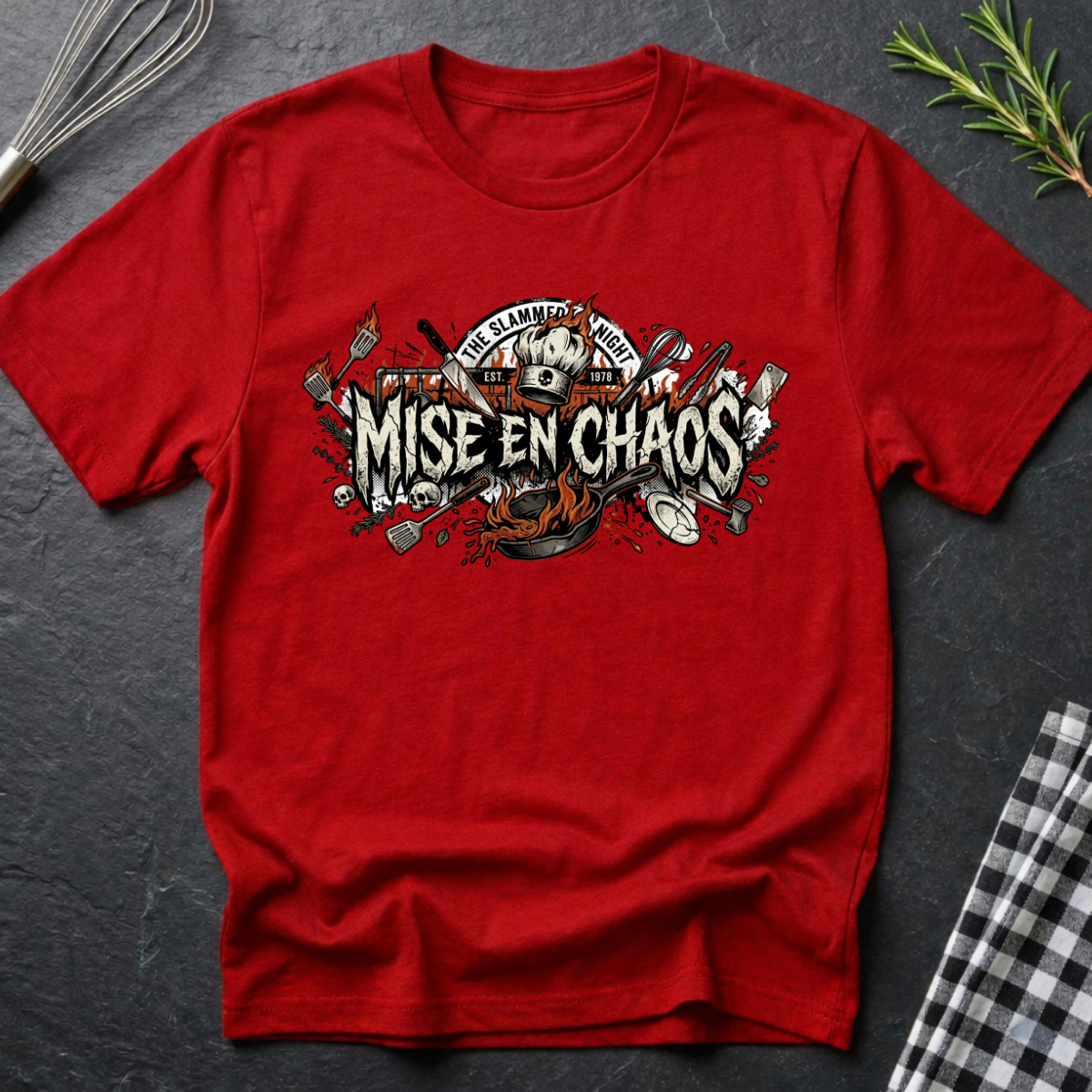 Mise En Chaos Flames T-Shirt