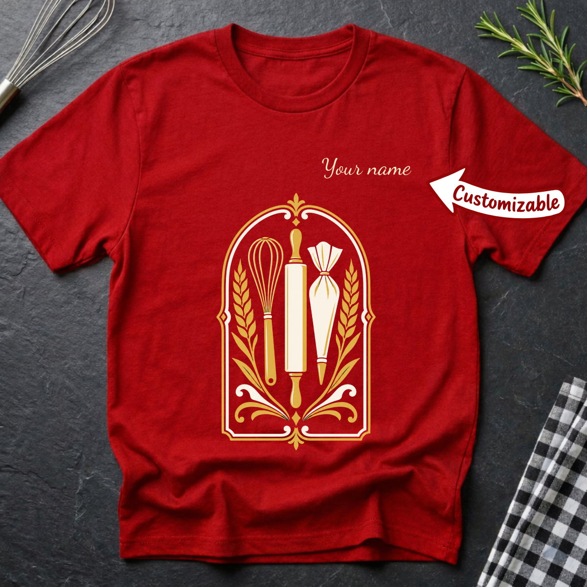 Customizable Baker supplies T-Shirt