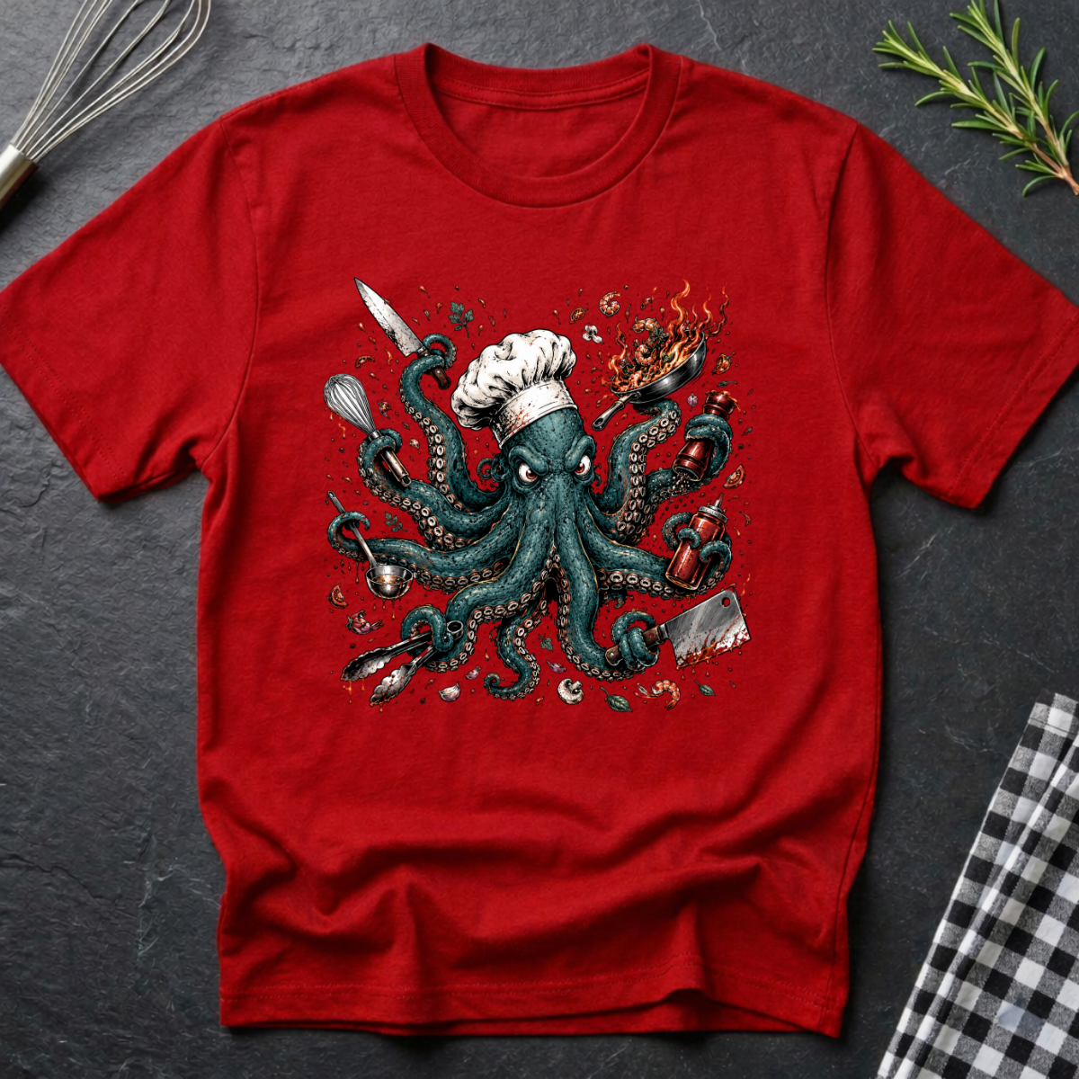 Angry Chaotic Octopus T-Shirt