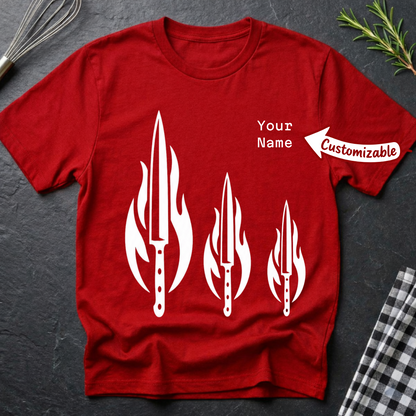 Customizable Chef's Knives T-Shirt