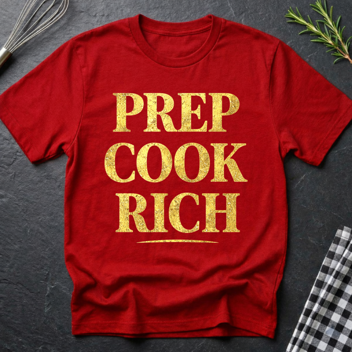 Prep Cook Rich, Sarcastic T-Shirt