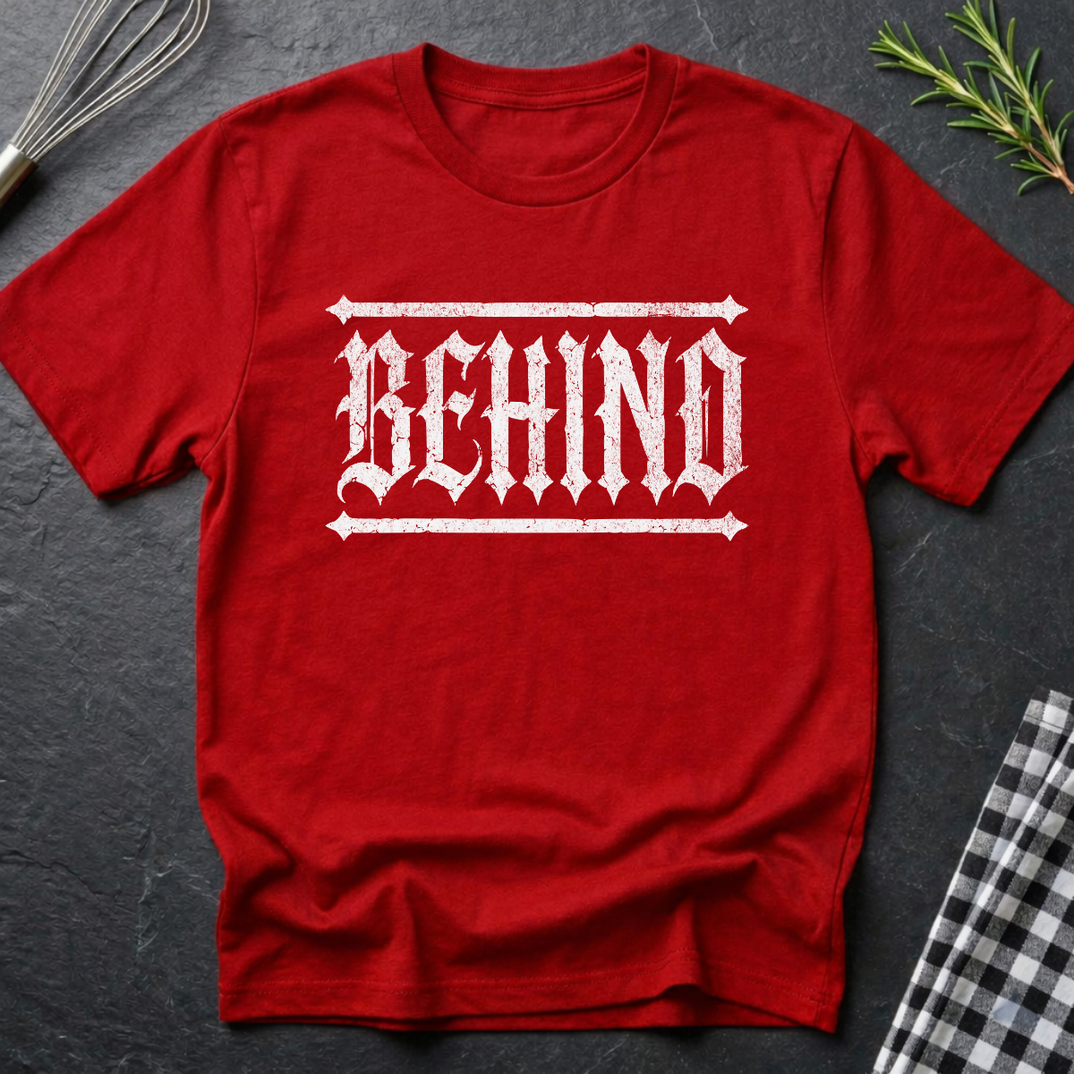 Behind, Gothic T-Shirt
