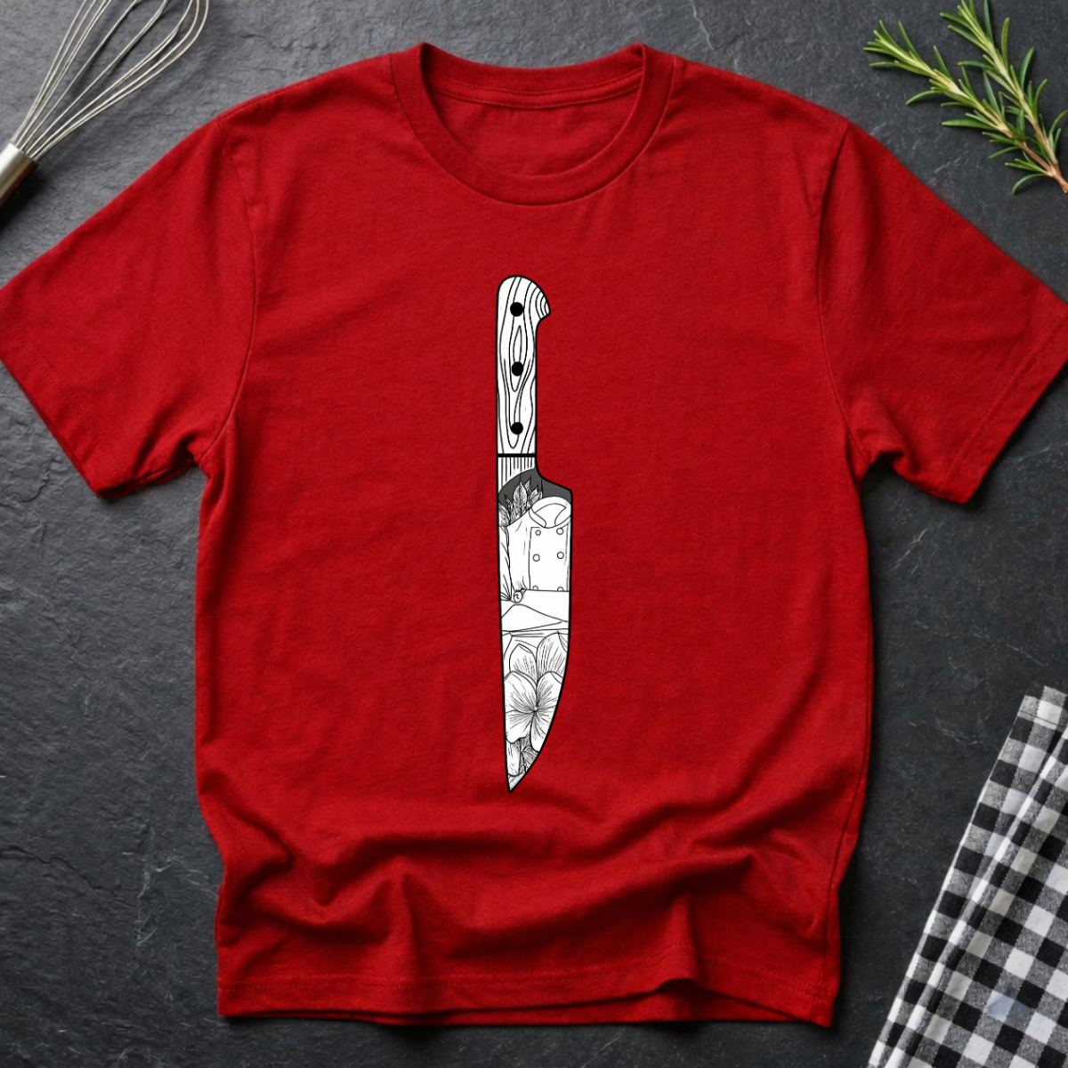 Falling Knife, Chef T-Shirt