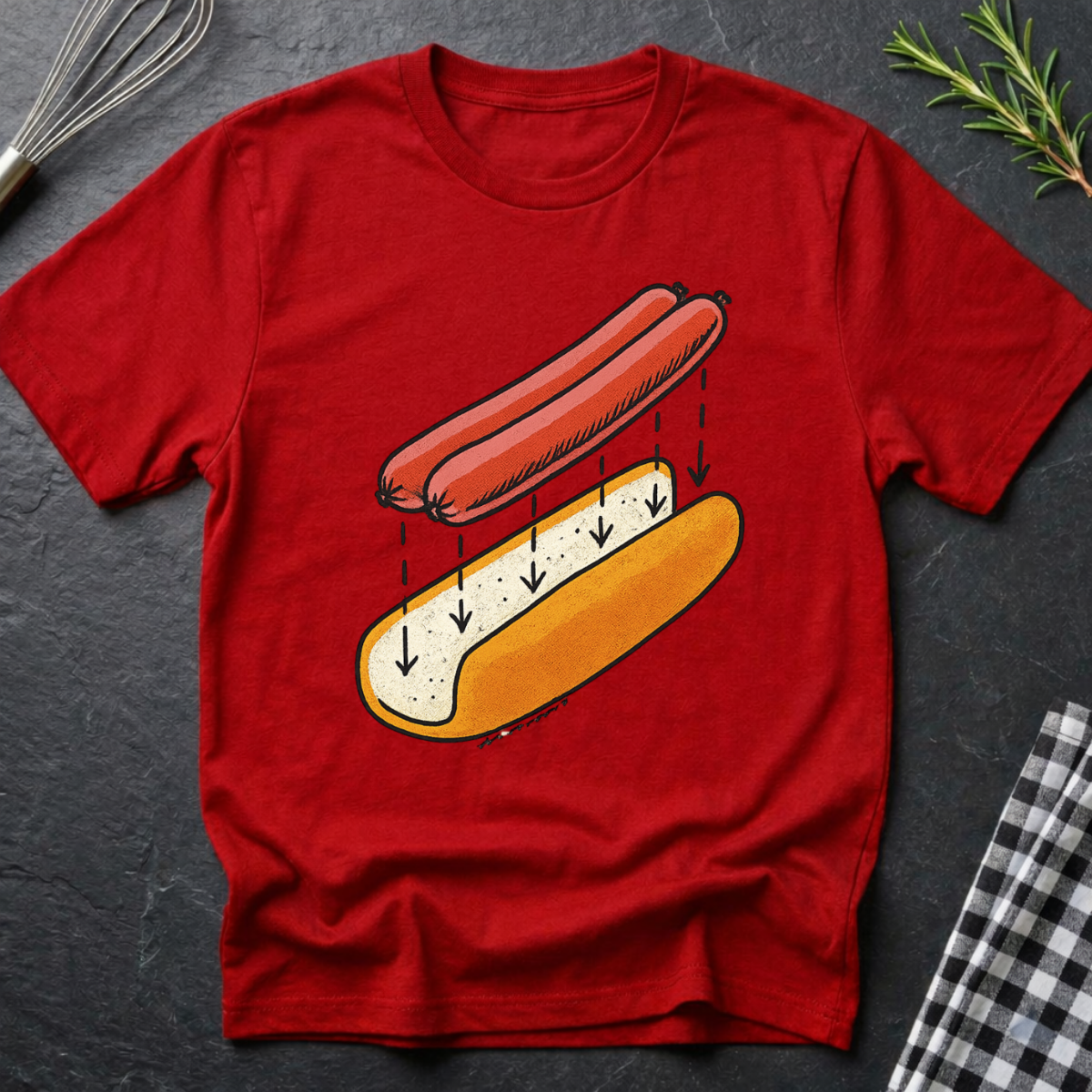 Hot Dog Ingredient T-Shirt