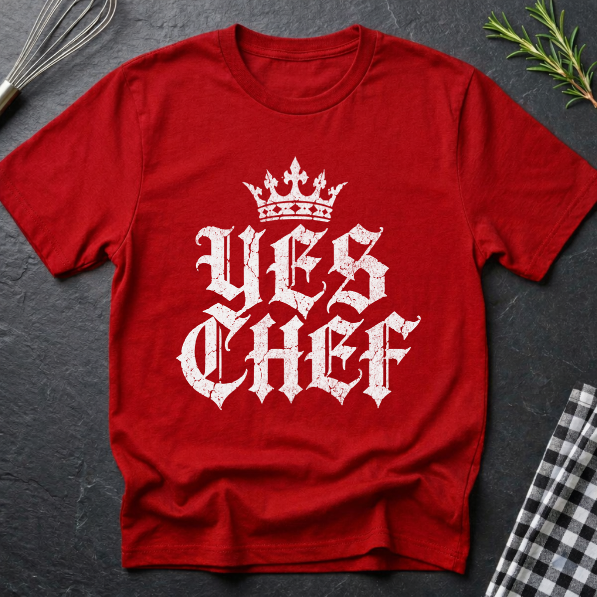 Yes Chef, Gothic T-Shirt