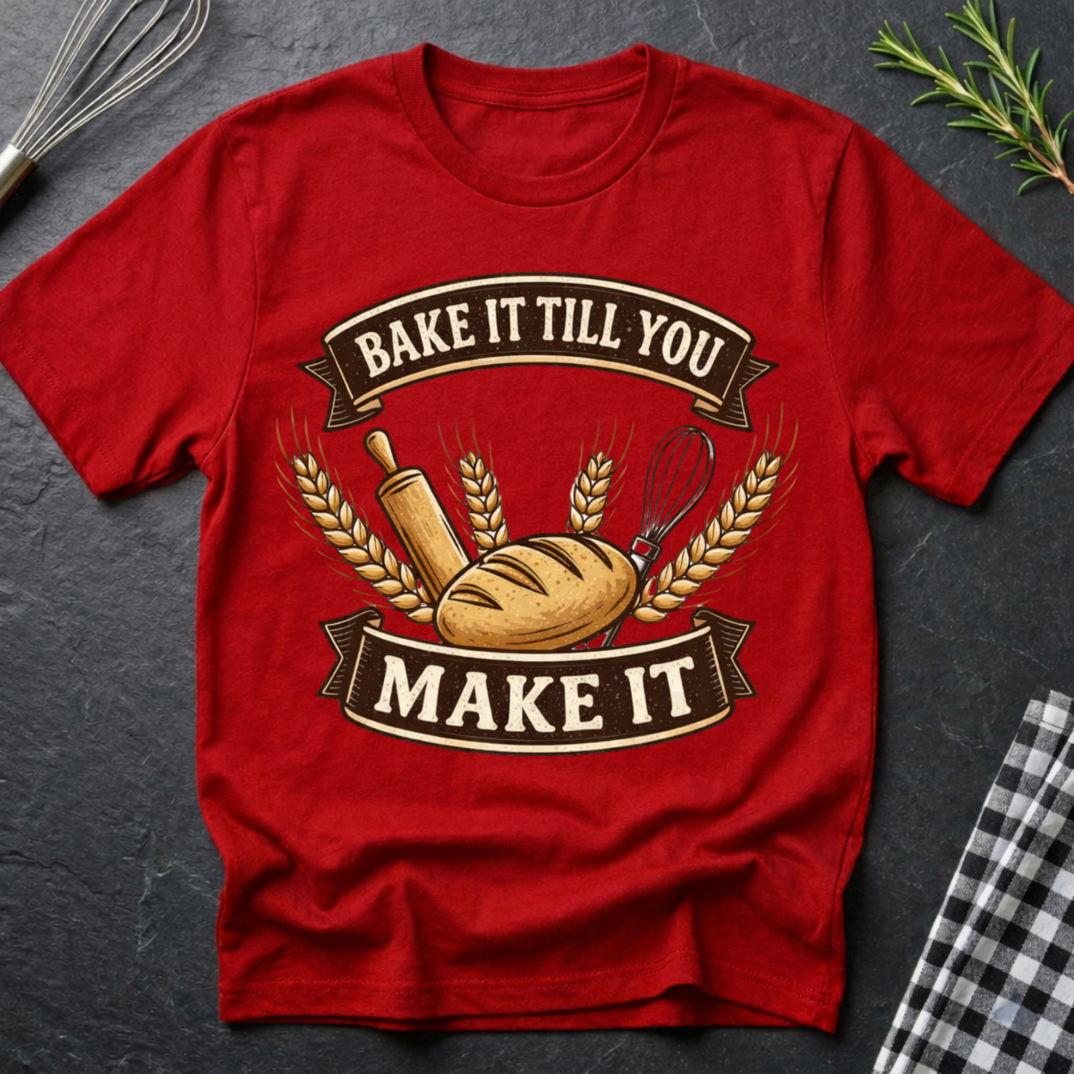 Bake it till you make it, Baker T-Shirt