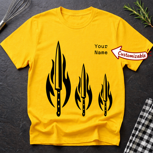 Customizable Chef's Knives T-Shirt