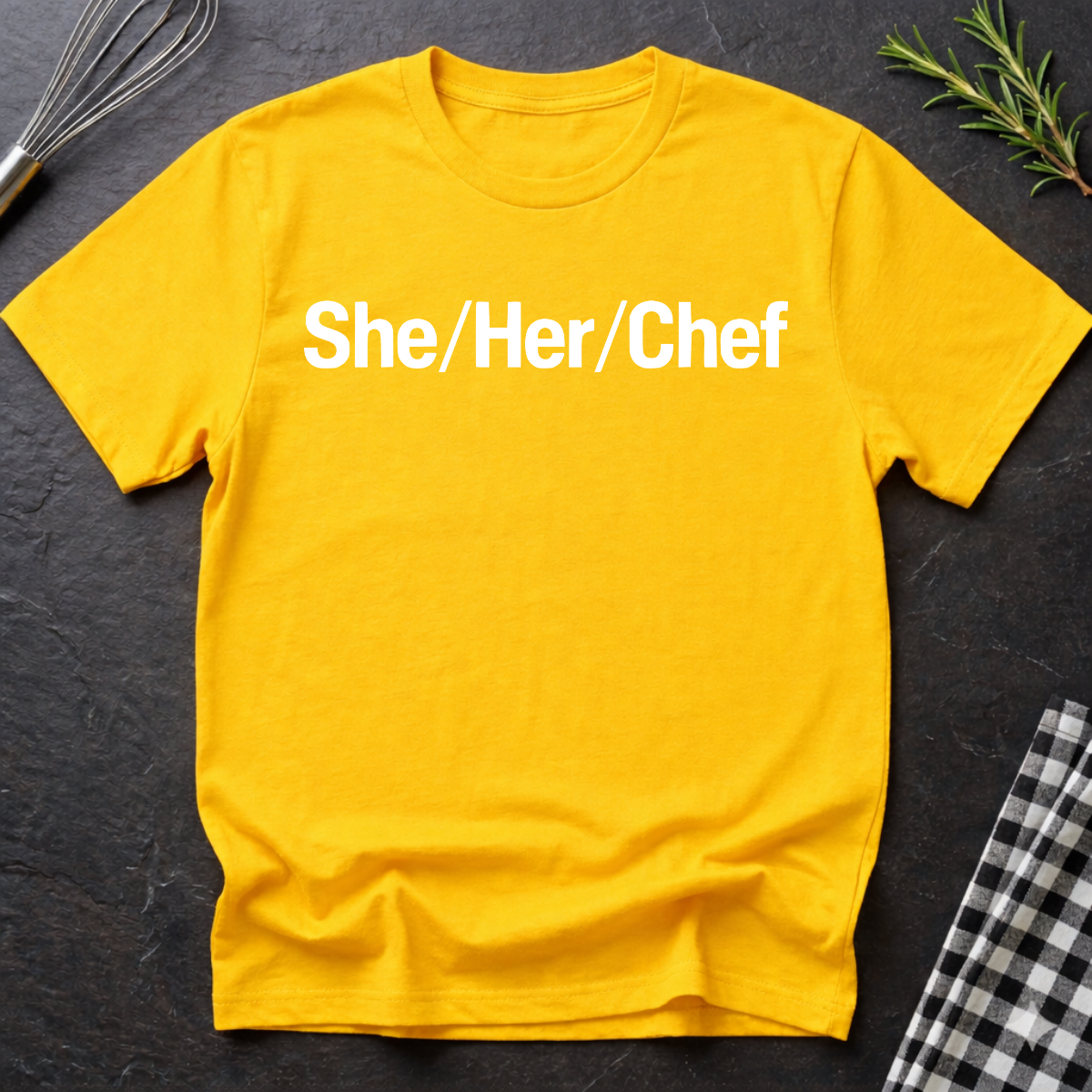 Female Chef Pronouns, Funny T-Shirt