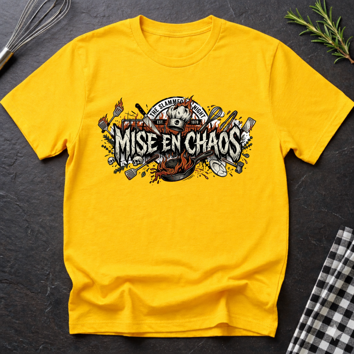 Mise En Chaos Flames T-Shirt