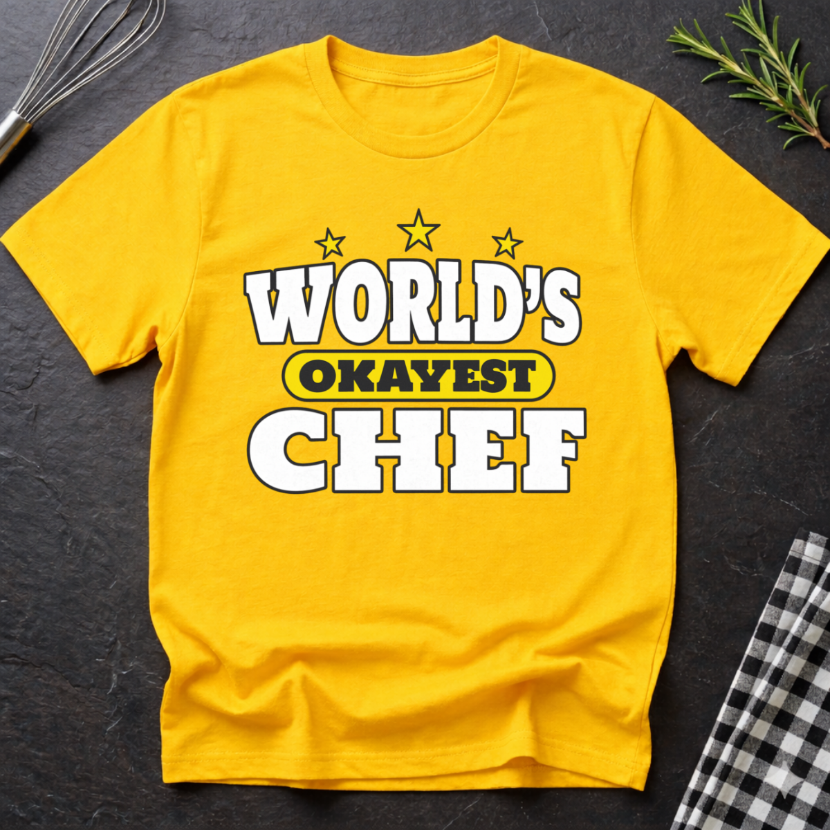 World's Okayest Chef T-Shirt