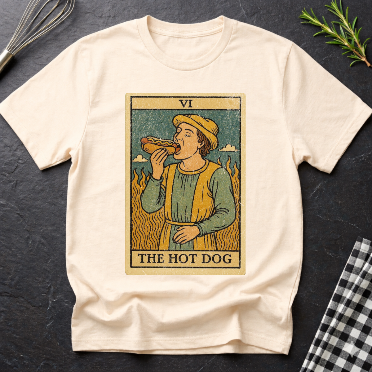 The Hot Dog Tarot Card T-Shirt