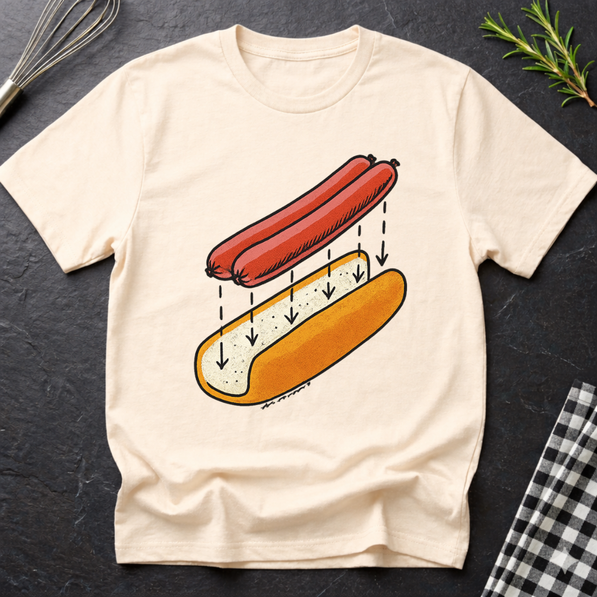 Hot Dog Ingredient T-Shirt