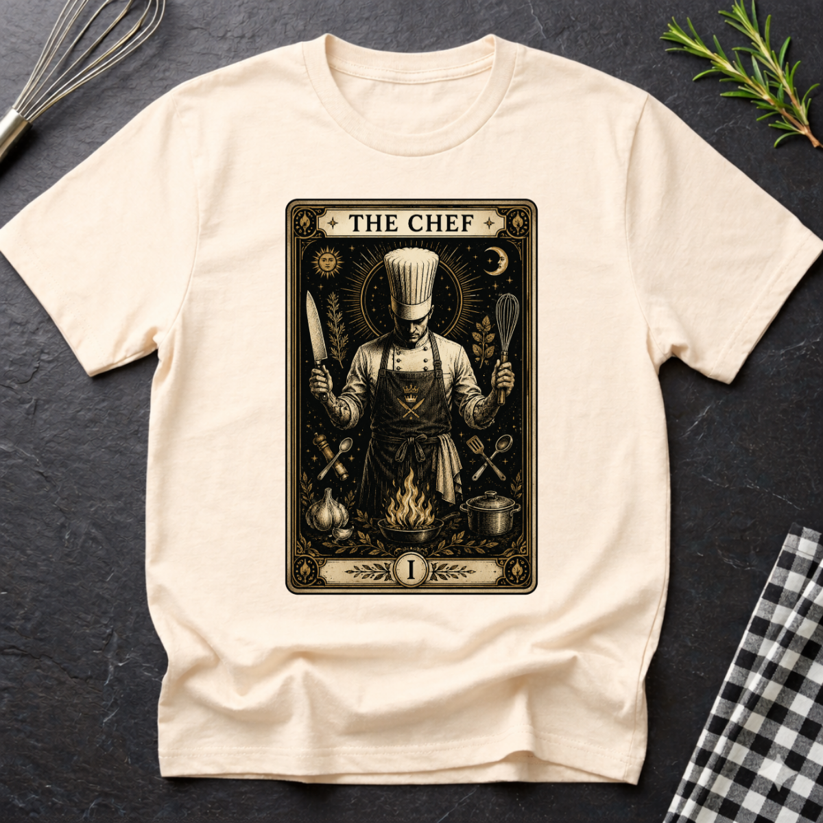 The Chef Tarot Card T-Shirt
