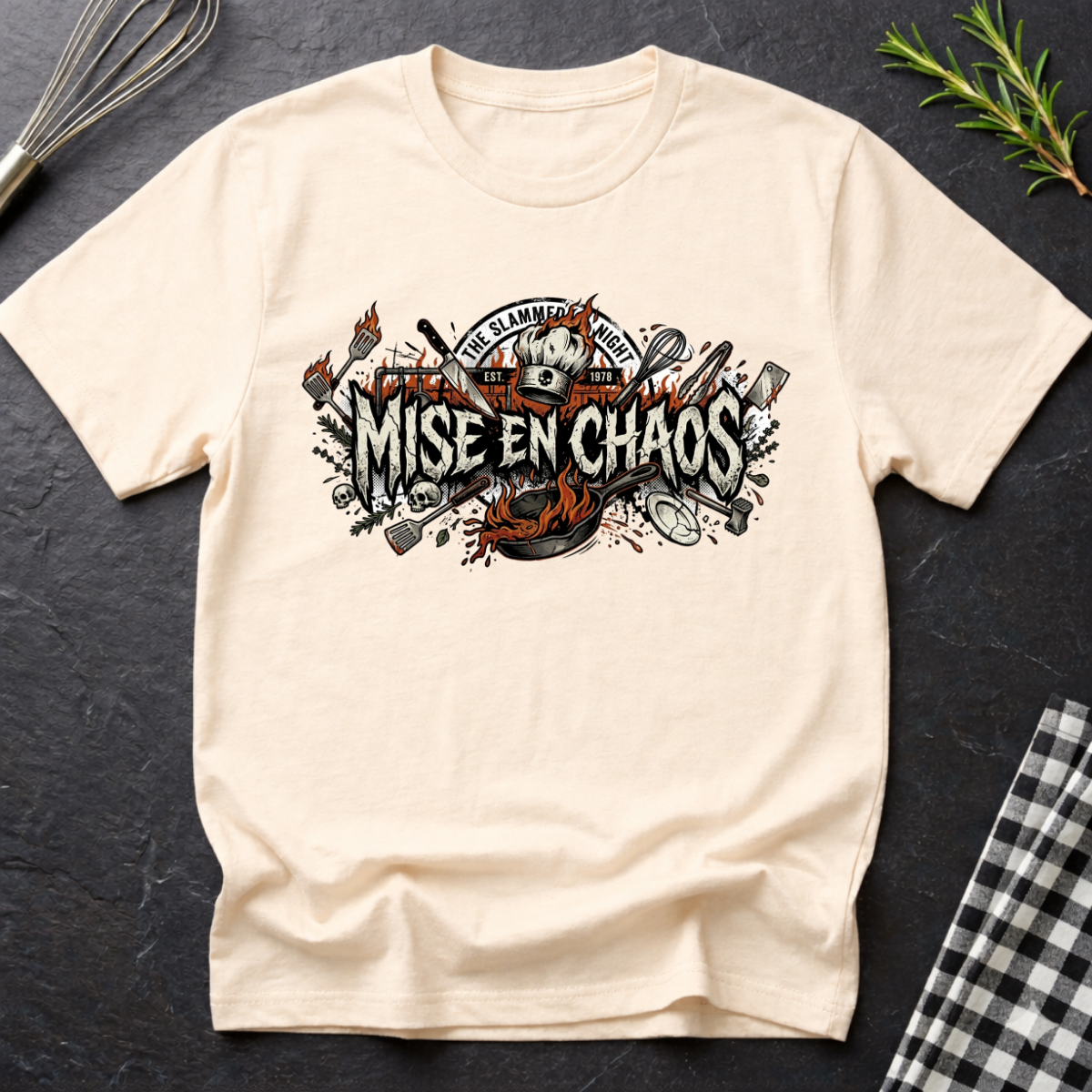 Mise En Chaos Flames T-Shirt
