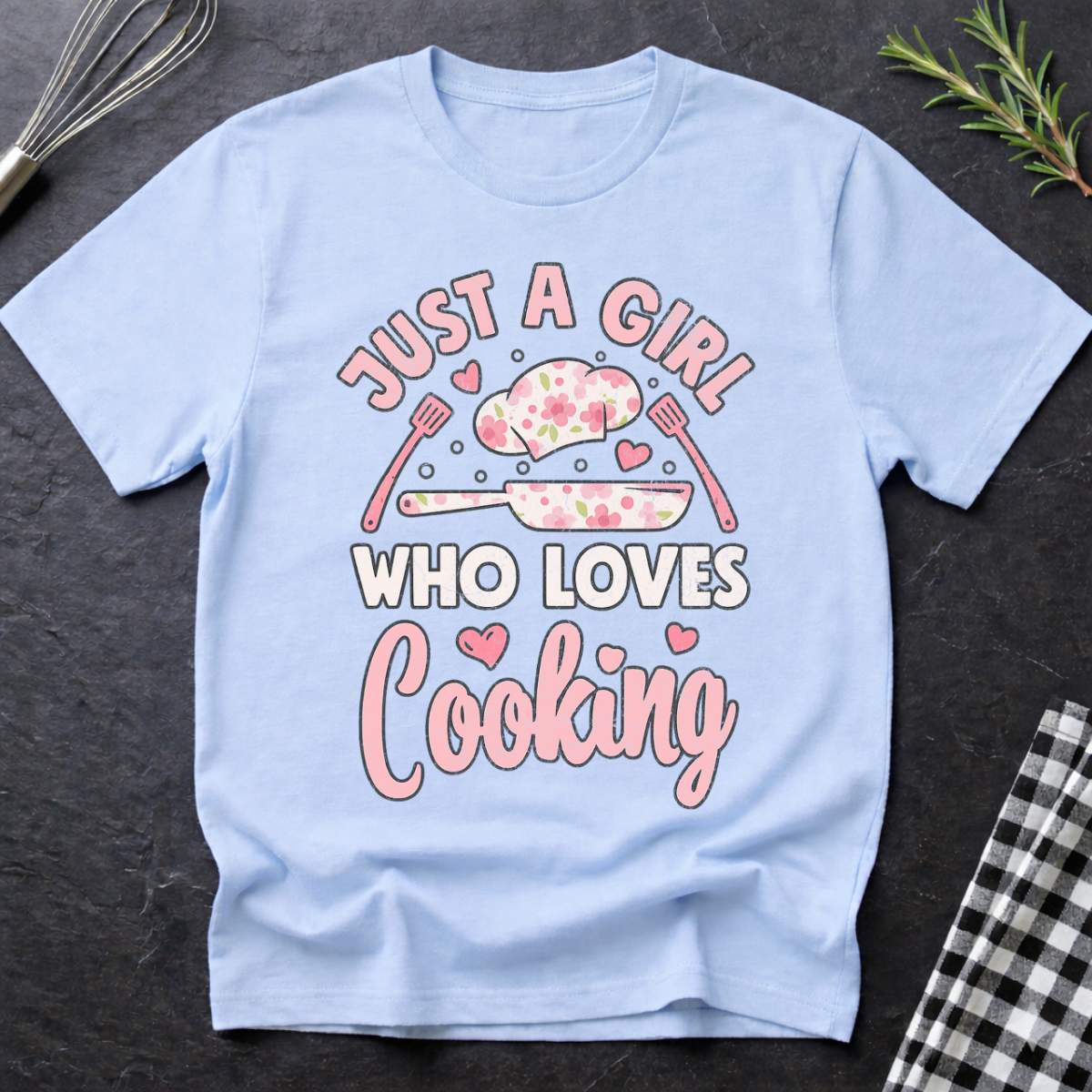 Just a Girl who loves Cooking T-Shirt
