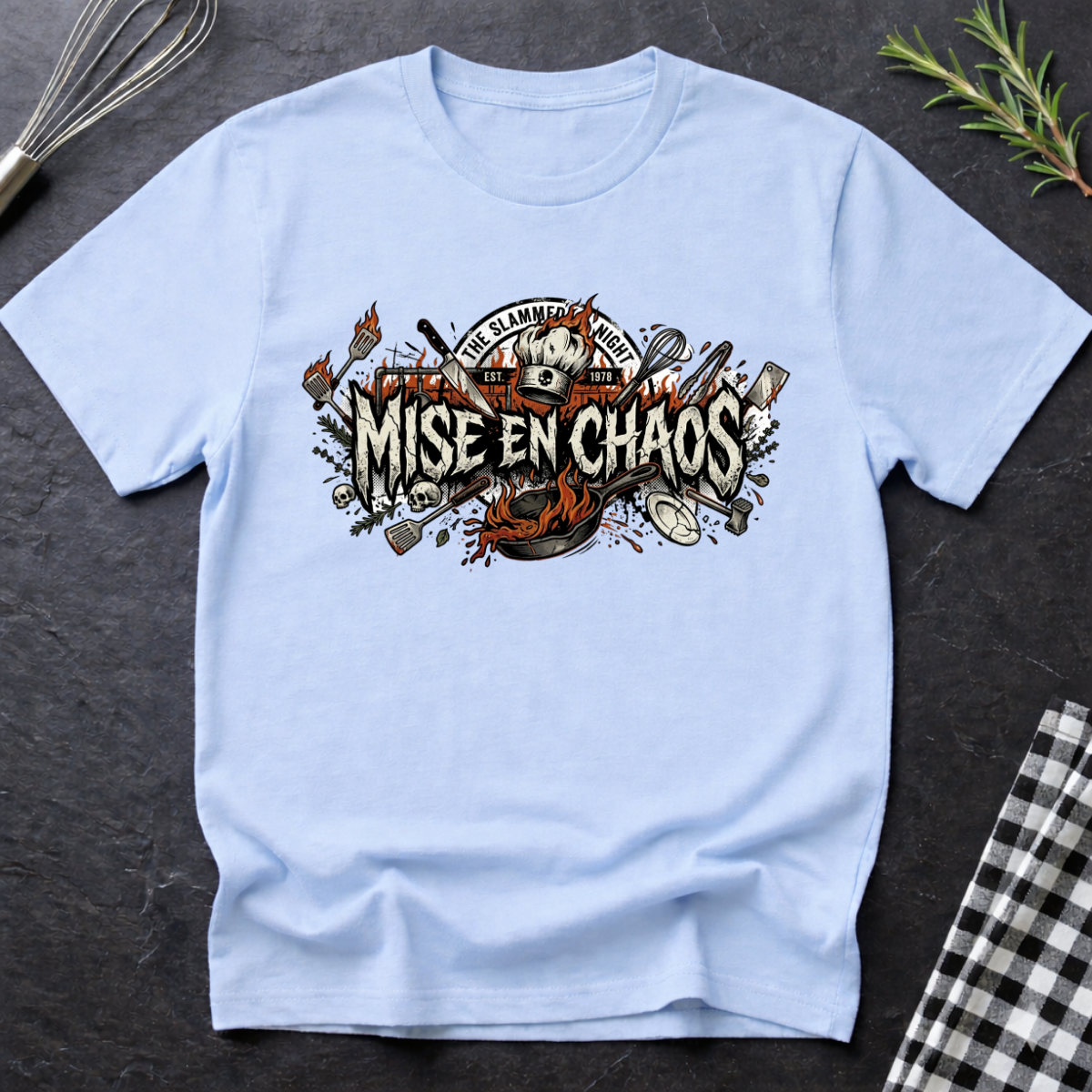 Mise En Chaos Flames T-Shirt