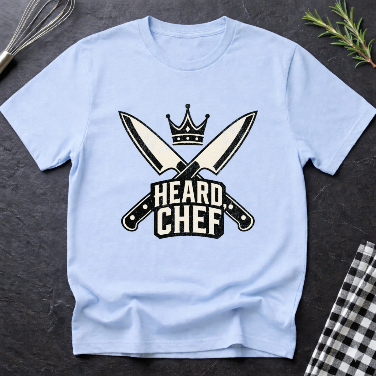 Heard Chef, Knife Cross T-Shirt