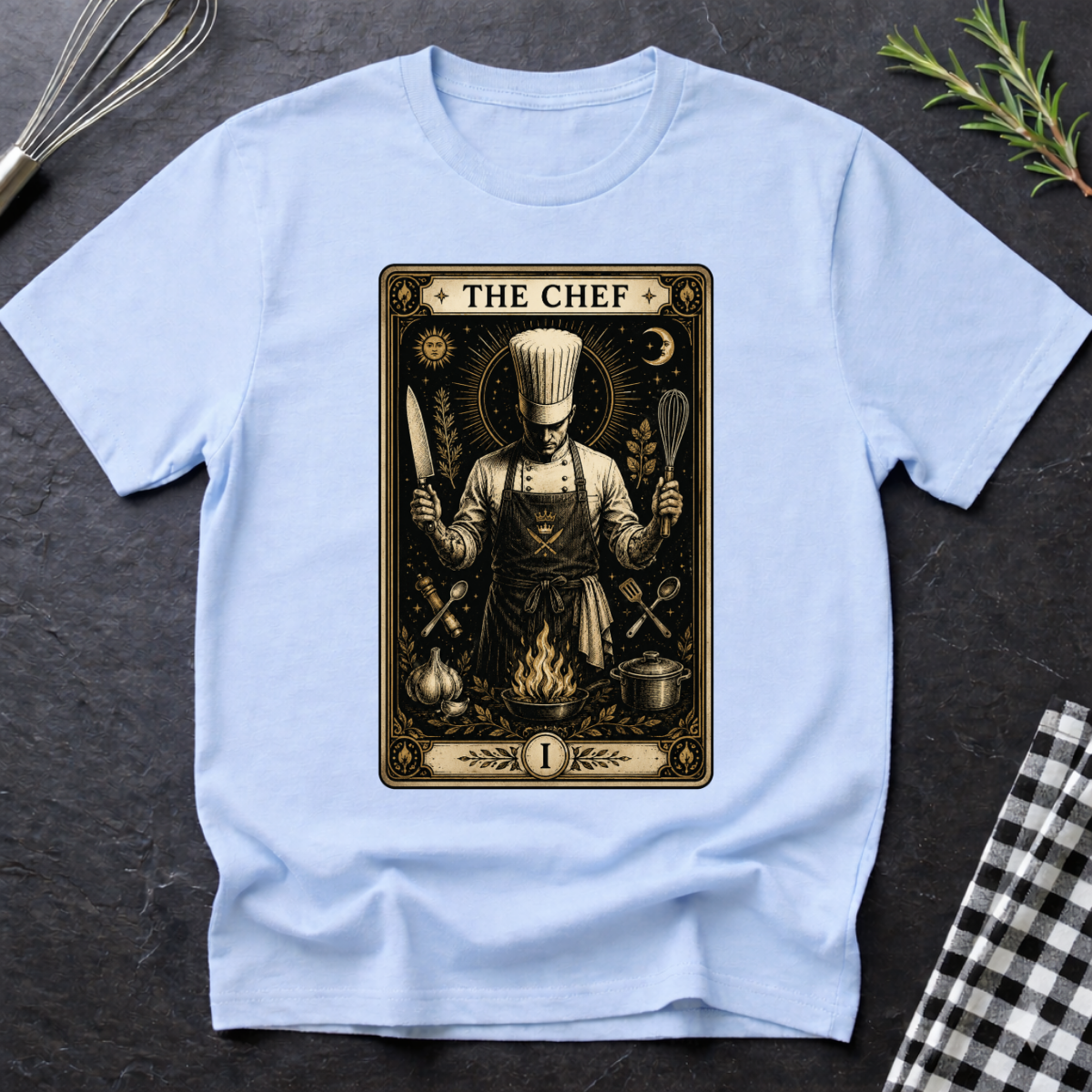 The Chef Tarot Card T-Shirt