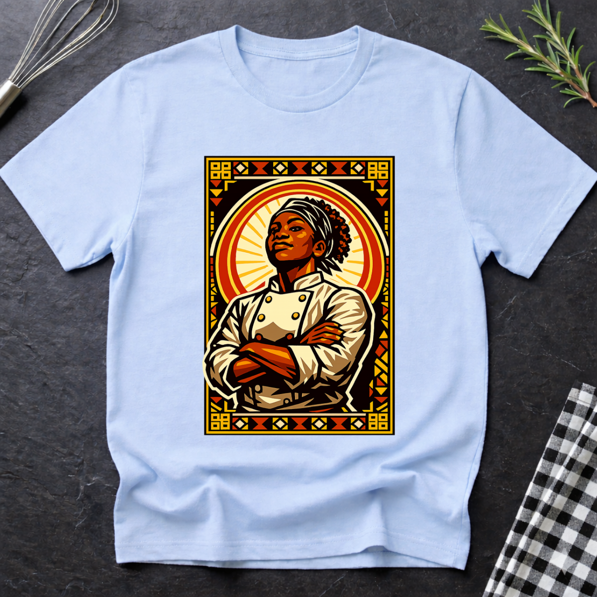 Female Black Chef T-Shirt
