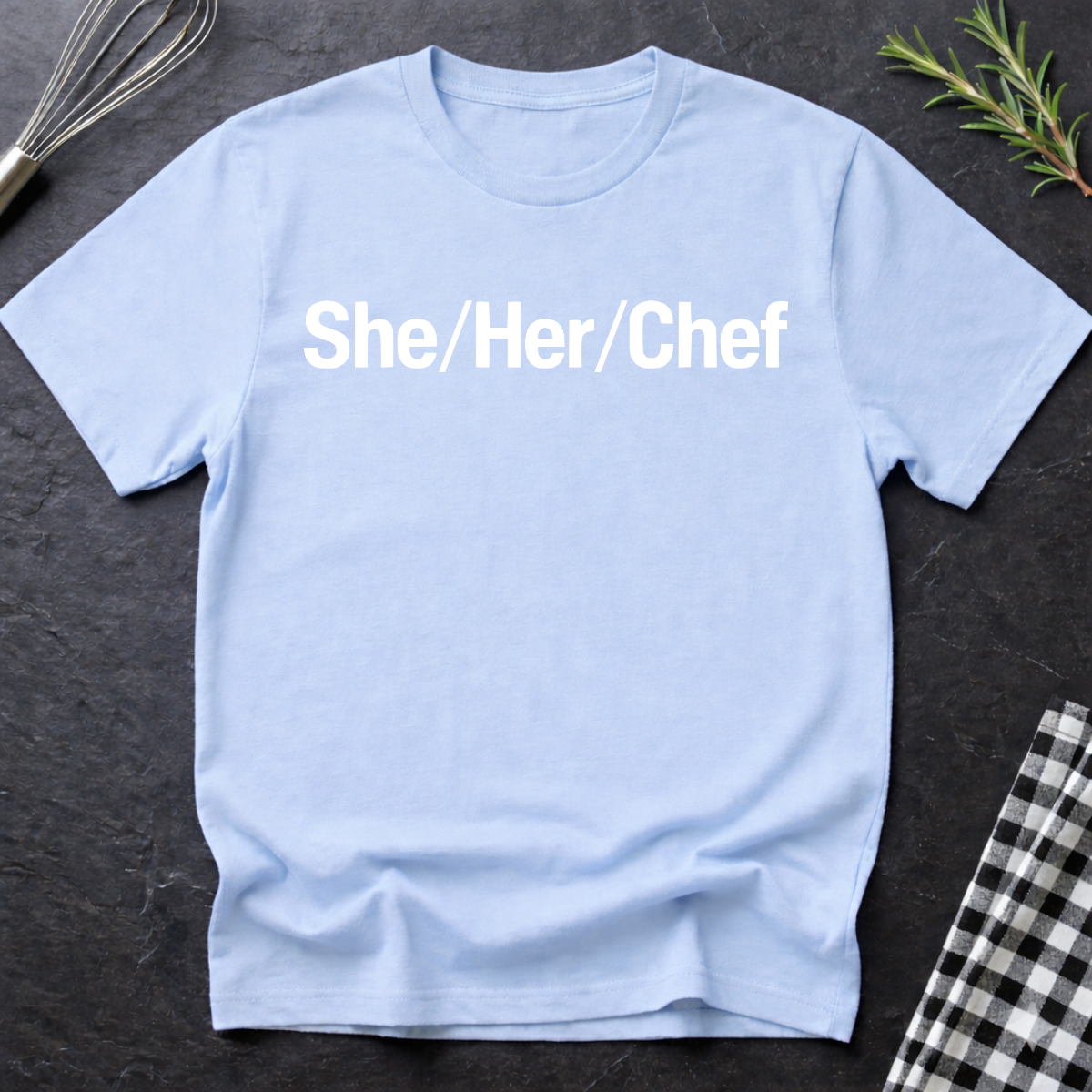 Female Chef Pronouns, Funny T-Shirt
