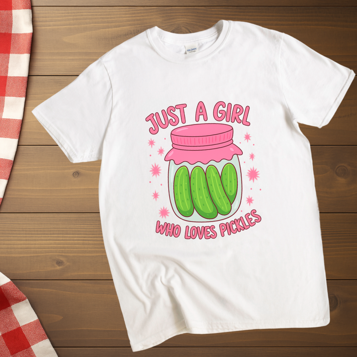 Just a Girl who loves Pickles T-Shirt