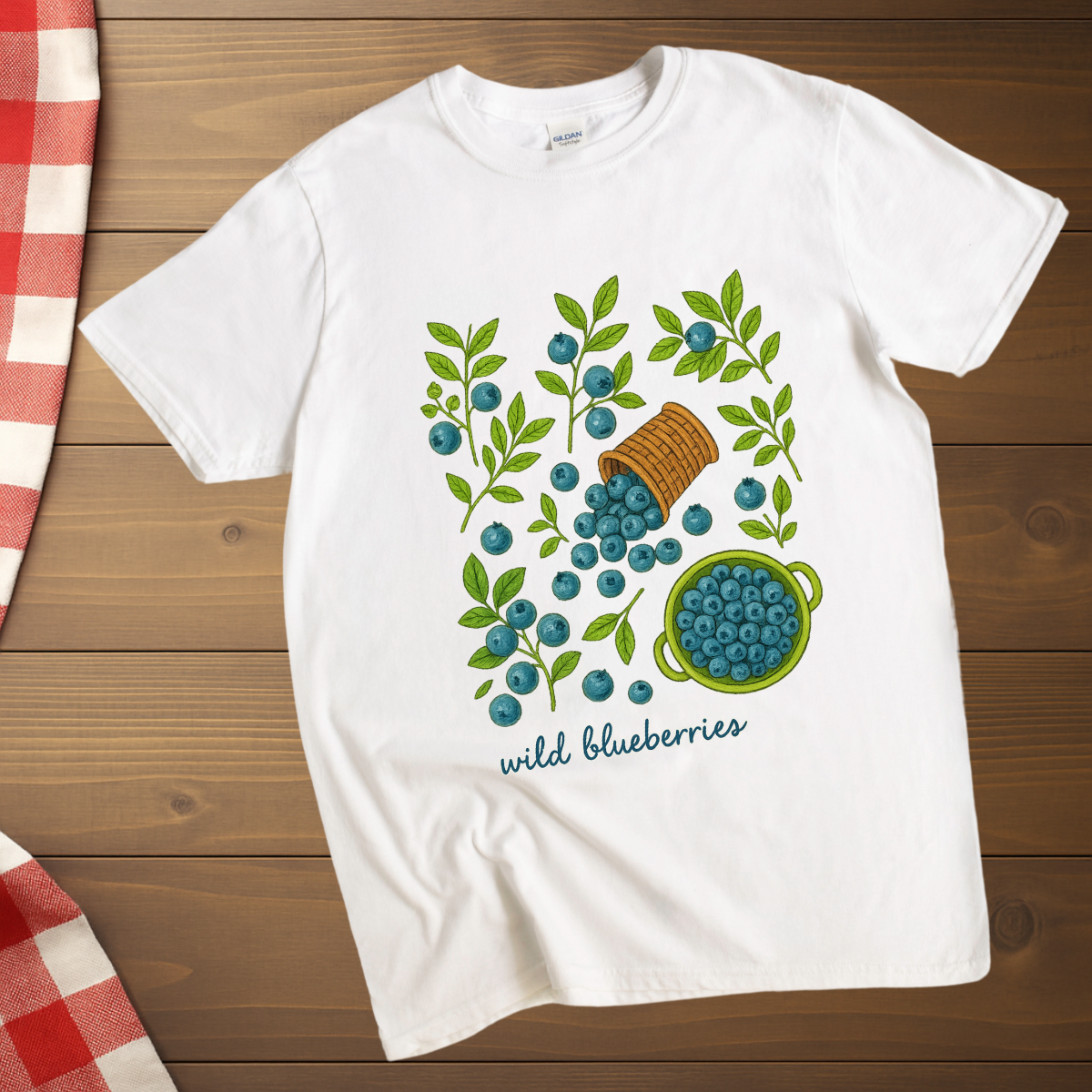 Wild blueberries T-Shirt