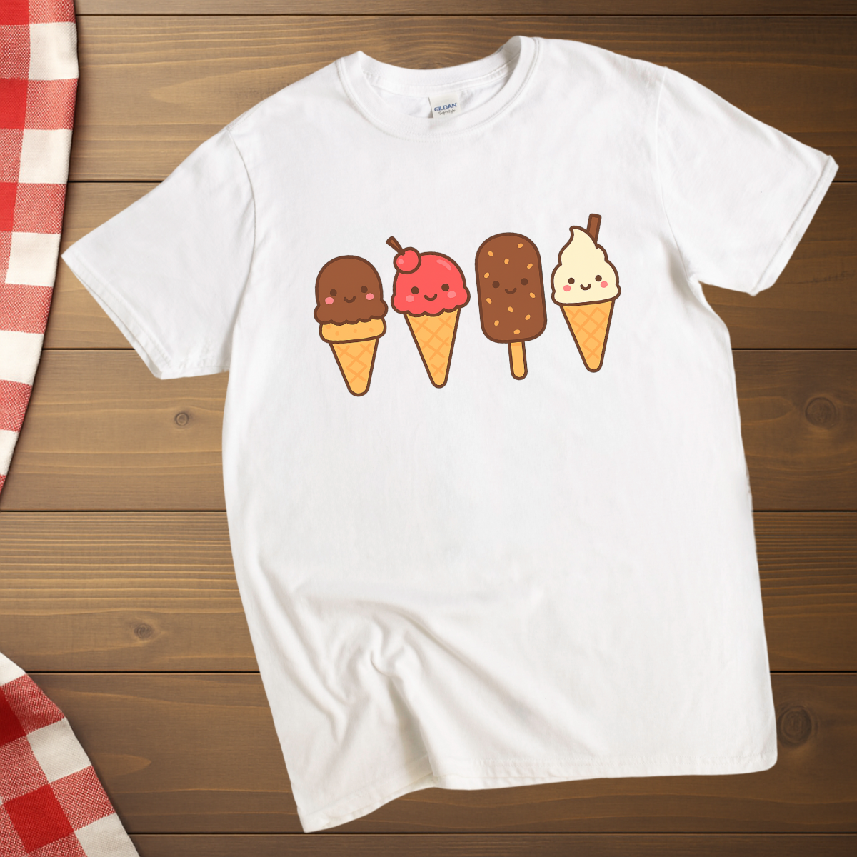 Ice cream Cold Crew T-Shirt