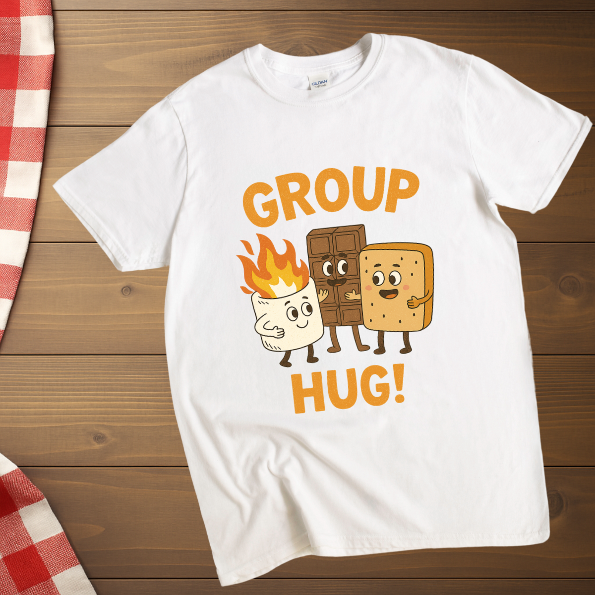 Camping Group Hug T-Shirt