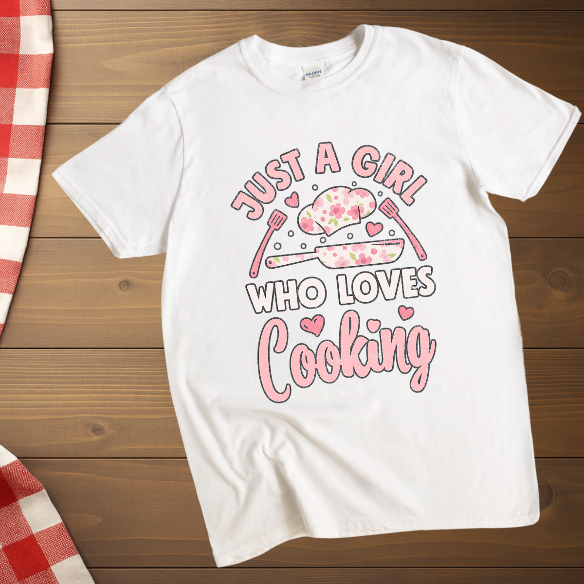 Just a Girl who loves Cooking T-Shirt