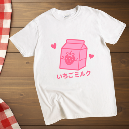 Strawberry milk Japanese themed T-Shirt