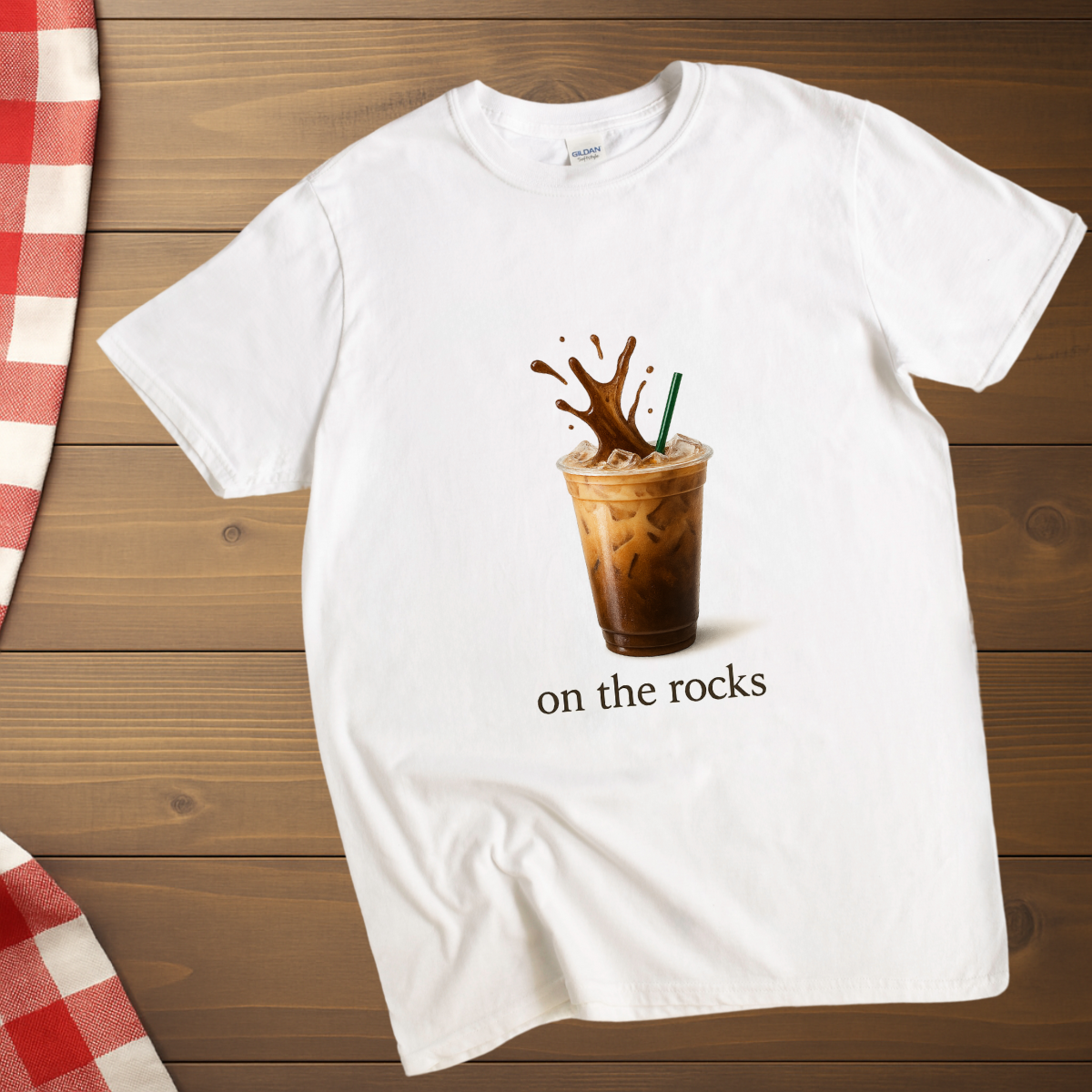 On the Rocks Coffee T-Shirt