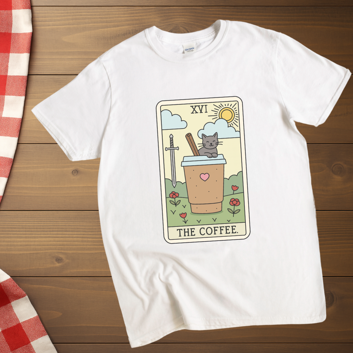 The Coffee Tarot T-Shirt
