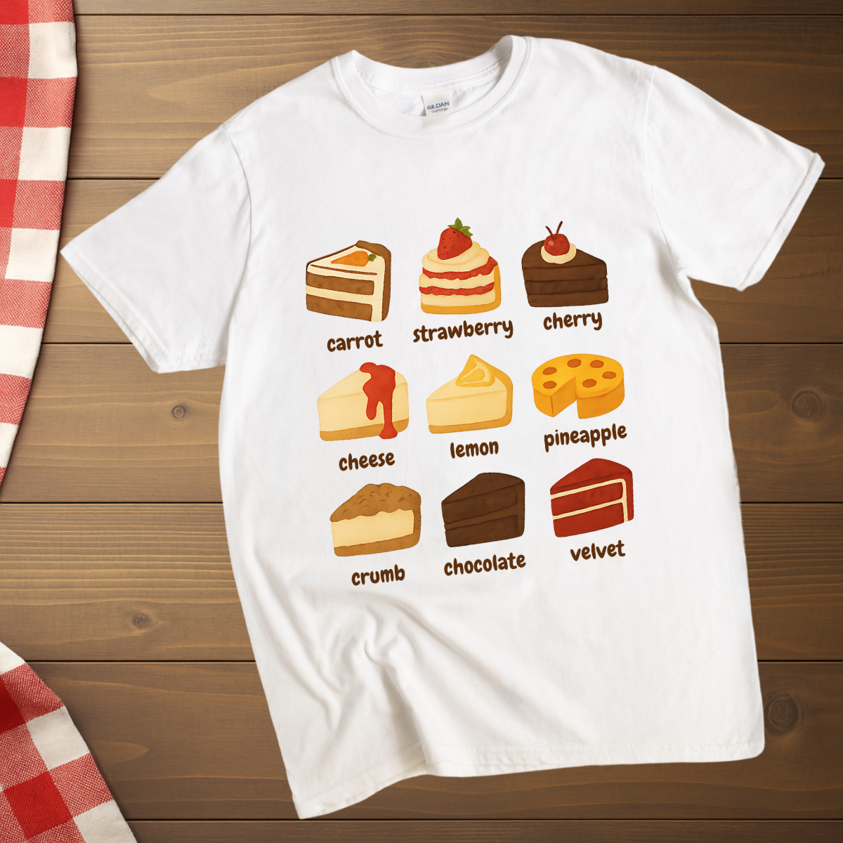 Types of Cake T-Shirt