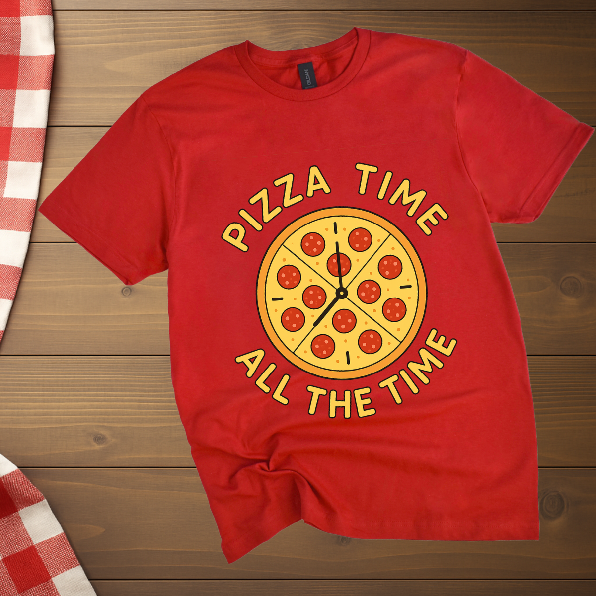 Pizza Time, All the Time! T-Shirt