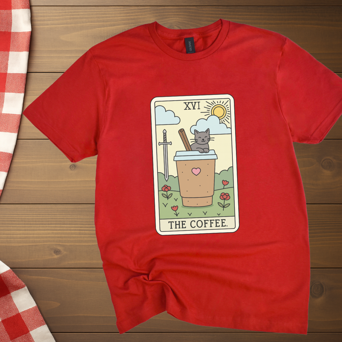 The Coffee Tarot T-Shirt
